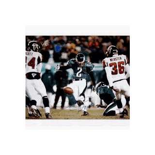  David Akers Auotgraphed Kick Vs. Falcons 8x10 Sports 