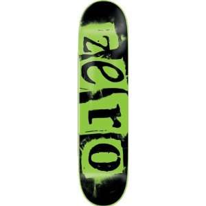  Zero Punk Green Cult Deck 8.12 Skateboard Decks Sports 
