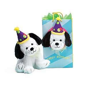  Music Gift Tote with Plush Toy Puppy Dog ~ Plays Happy 