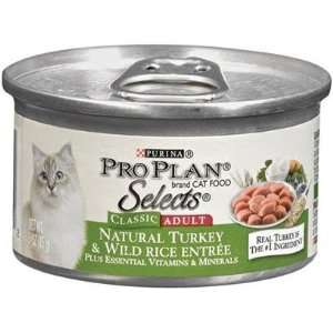   Turkey and Wild Rice Entree for Cats Pro Plan Select Cat Canned Food