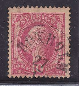 SWEDEN Sverige #39 SON BOXHOLM cancel used stamp  