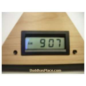  Pyramid Gong Alarm Clock (Cherry Wood)