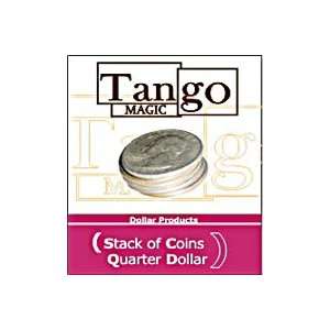  Stack of Quarters Tango Coins Magic Penetrations Tricks 