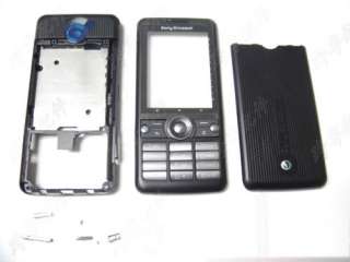 New Black Cover Housing Case For Sony Ericsson G700 G700i +Keypad+Tool