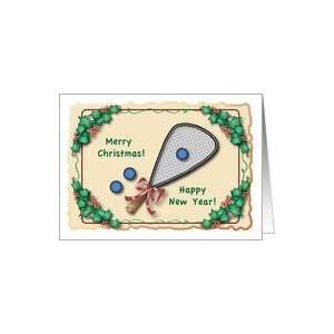  Christmas / Racquetball Theme, Fan Card Health & Personal 