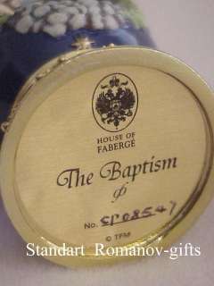 House of Faberge Russian Imperial Egg The Baptism #194  