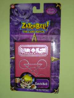 Zatch Bell the gathering storm trading card spellbook  
