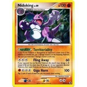  Pokemon Platinum Rising Rivals Single Card Nidoking #29 Rare 