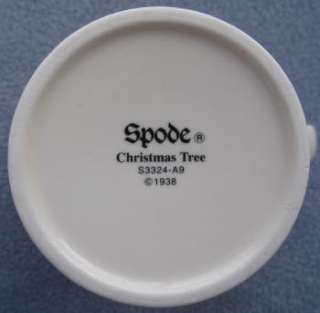 Set 4 Spode Christmas Tree Sentiment Mugs NIB  
