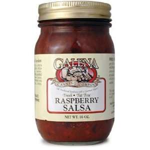 Galena Fresh Raspberry Salsa 16 oz. Grocery & Gourmet Food