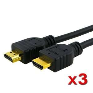  3 Pack High Speed Hdmi Cable Blue  Ray, 3 Ft / 1M 