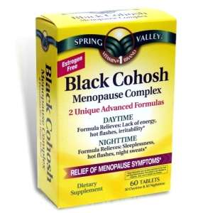 Black Cohosh Menopause Complex 60 Tablets Spring Valley  