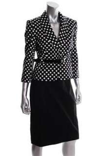 Tahari ASL NEW Petite Skirt Suit Black BHFO 10P  