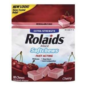  Rolaids Extra Strength Antacid Softchews Cherry 18 Health 