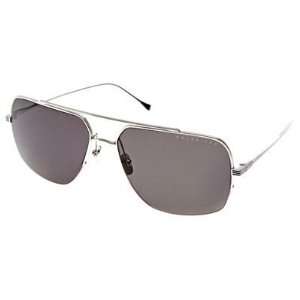   Avocet Shiny Silver / Dark Gray Polarized Sunglasses 