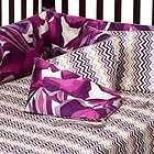 NEW Missoni For Target Baby Crib Bumper Pad Purple Exploded Floral Zig 