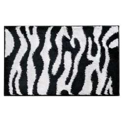  InterDesign Zebra Rug Black/White 16910