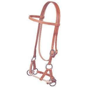   Weaver Horse Leather Side Pull Bridle Western Tack