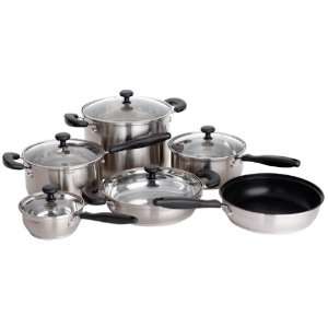  Pfaltzgraff Everyday Stainless 11 Piece Cookware Set 