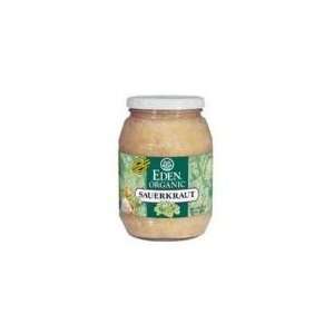 Eden Foods 100% Organic Sauerkraut, Glass Jar 32 oz. (Pack of 12 