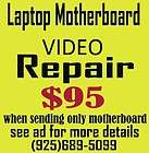 VIDEO REPAIR Service HP DELL Toshiba IBM Acer Gateway Sager Alienware 