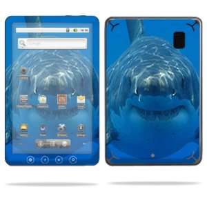   Skin Decal Cover for Coby Kyros MID7012 Tablet Shark Electronics