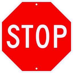 REAL STOP SIGN Street Road Traffic Stop Sign 18 x 18  