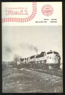 CANADIAN RAIL March 1969 Canadian Railway Museum Report  