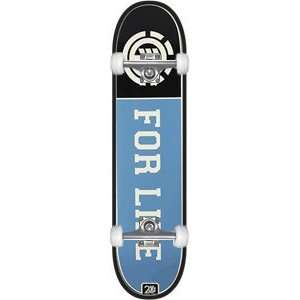  Element 20 Year For Life Complete Skateboard   8.5 W/Raw 