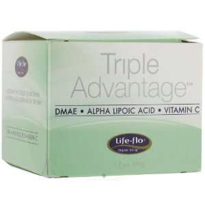 Life flo Skin Care Triple Advantage Cream with DMAE, Alpha Lipoic Acid 
