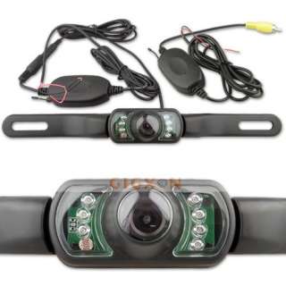 Wireless Car rear view Backup IR Camera for LCD DVD  