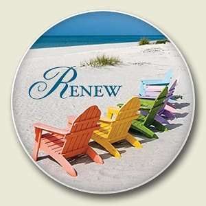  Renew (Beach Chairs) Single Auto Coaster
