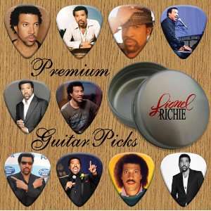   Lionel Richie 10 Premium Guitar Picks In Tin (0) Musical Instruments