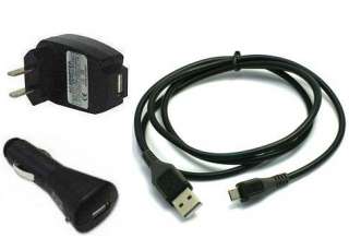 USB Cable+Car+Wall AC Power Charger For  Kindle Fire Tablet 