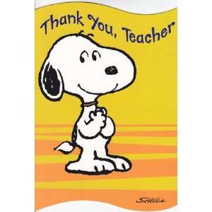   Card   Teacher Thank You, Teacher  Hallmark   Peanuts   Snoopy
