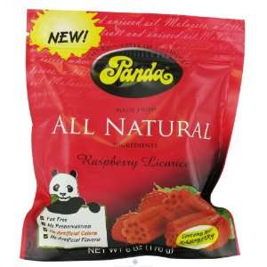 Panda   Licorice Soft Chews Raspberry Grocery & Gourmet Food