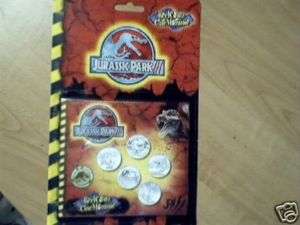 Jurassic Park III 3   5 Coins Royal Canadian Mint NIP  