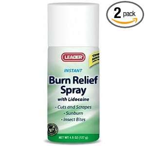   Burn Relief Spray W/Lidocaine 4.5 OZ (2 PACK)   Compare to Solarcaine