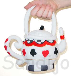 Adorable Plush Teapot Purse A Terrific Accessory for Alice in 