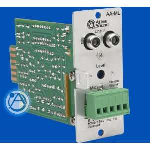  Atlas Sound AA ML Mic/Line w/VCA Amp Module For AA120M 