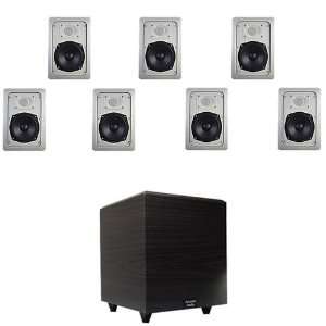   25 Home Surround Sound Speakers w/15 Powered Sub Electronics