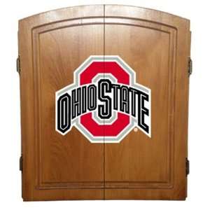 Ohio State Dart Board Cabinet   NCAA 