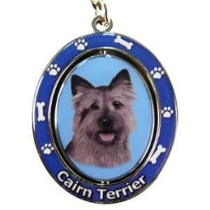  Spinning Cairn Terrier Key Chain