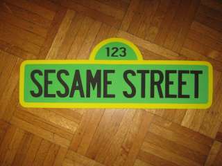 Sesame Street   123 Sesame Street Sign wall decoration  