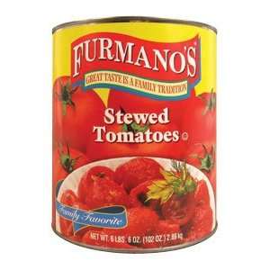 Furmanos Stewed Tomatoes 6   #10 Cans / CS  Grocery 