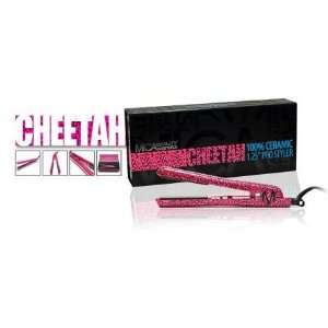  Mica Beauty Hair Straightener Pink Cheetah  1.25in Pro 