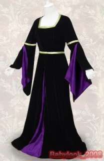 Medieval Renaissance Gown Costume Wedding Dress SCA  