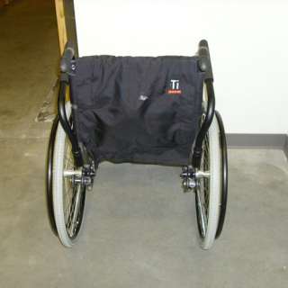 TiLite 18x17 TX Titanium Wheelchair SN 30422  