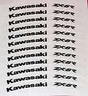   Printed on clear Rim Decals Stickers fit KAWASAKI ZX 6R ZX6R Rims