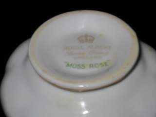 Royal Albert MOSS ROSE Demitasse Cup & Saucer Set  